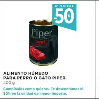 Hipercor Alimento Húmedo Para Perro O Gato Piper 400g oferta