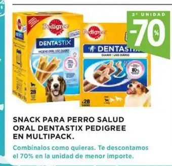 Hipercor Snack Para Perro Salud Oral Dentastix Pedigree En Multipack oferta