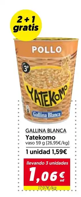Hiper Usera GALLINA BLANCA Yatekomo oferta