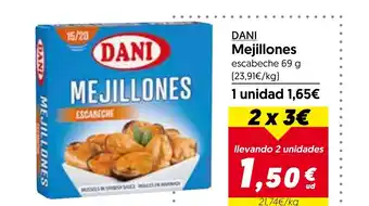 Hiper Usera Mejillones escabeche 69 g oferta