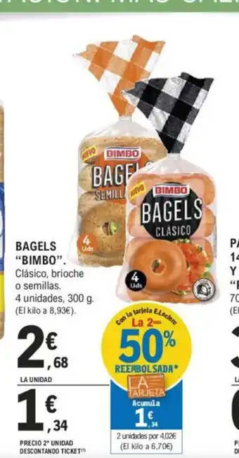 E.Leclerc BAGELS BIMBO oferta