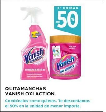 Hipercor Quitamanchas Vanish Oxi Action oferta