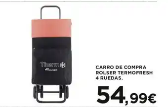 Hipercor Carro De Compra Rolser Termofresh 4 Ruedas oferta
