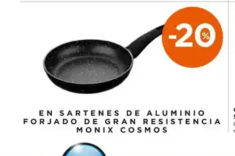 Hipercor En Sartenes De Aluminio Forjado De GRan Resistencia Monix Cosmos oferta