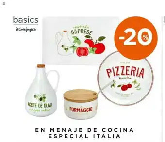 basics En Menaje De Cocina Especial Italia