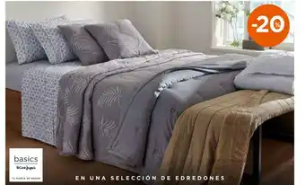 Hipercor basics En Una Seleccion De Edredones oferta