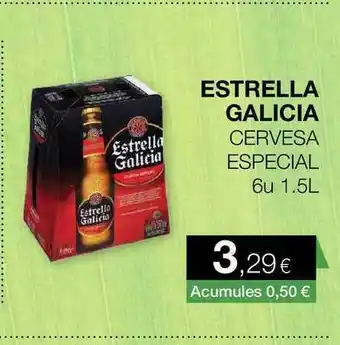 Plusfresc Estrella Galicia Cervesa Especial 6u 1.5L oferta