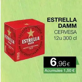 Plusfresc Estrella Damm Cervesa 12u 300cl oferta