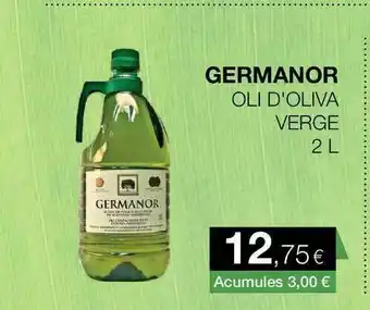Plusfresc Germanor Oli D'oliva Verge 2L oferta