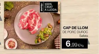 Plusfresc Cap De Llom De Porc Duroc Safata oferta