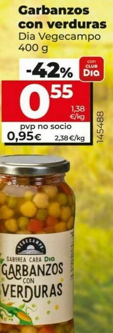 Dia Garbanzos dia oferta