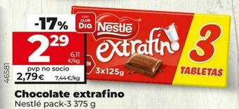 Dia Chocolate nestlé oferta