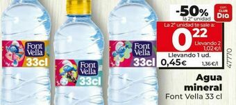 Dia Agua font vella oferta