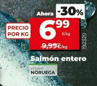Dia Salmón entero oferta