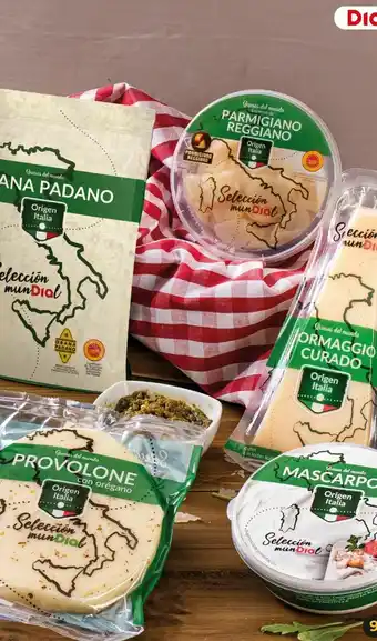 Dia Queso parmegiano reggiano, mozzarella dia oferta