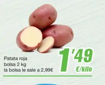 SPAR Fragadis Patata roja bolsa 2 kg oferta