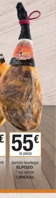 SPAR Fragadis Jamón bodega ELPOZO oferta