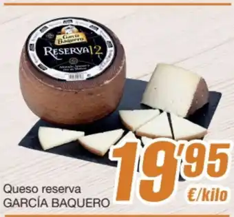 SPAR Fragadis Queso reserva GARCÍA BAQUERO oferta