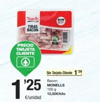 SPAR Fragadis Bacon MONELLS 100 g oferta