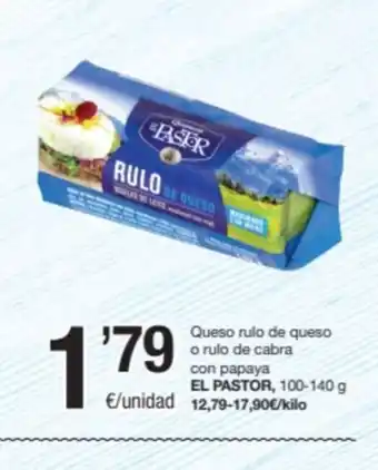 SPAR Fragadis Queso rulo de queso o rulo de cabra oferta