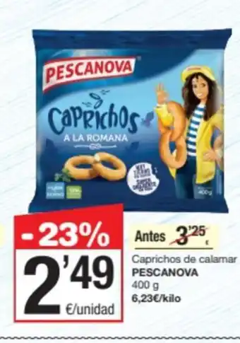 SPAR Fragadis Caprichos de calamar PESCANOVA 400 g oferta