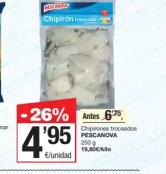 SPAR Fragadis Caprichos de calamar PESCANOVA oferta