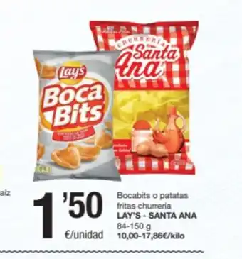 SPAR Fragadis Bocabits o patatas fritas churrería oferta