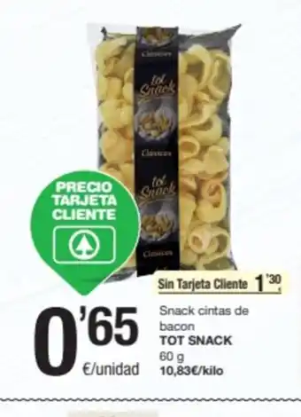 SPAR Fragadis Snack cintas de bacon oferta