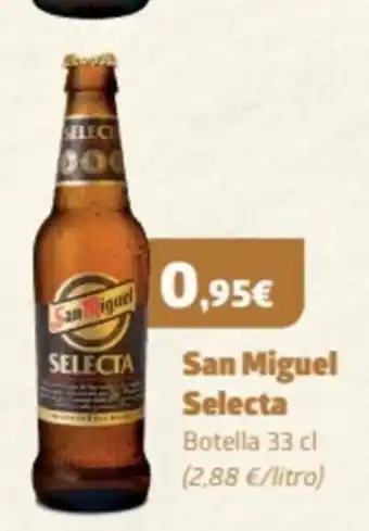 SPAR Fragadis San Miguel Selecta Botella 33 cl oferta