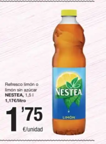 SPAR Fragadis Refresco limón o limón sin azúcar NESTEA oferta