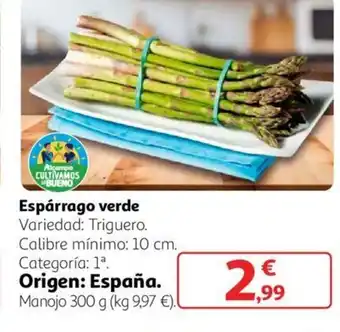 Alcampo Espárrago verde oferta