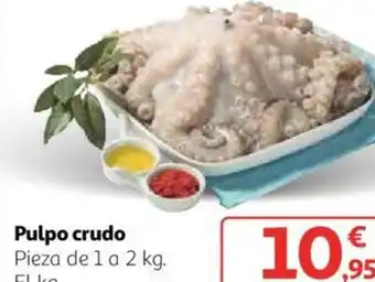 Alcampo Pulpo crudo oferta