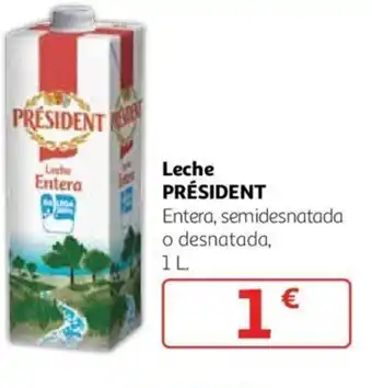 Alcampo Leche PRESIDENT oferta