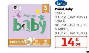 Alcampo Pañal Baby oferta