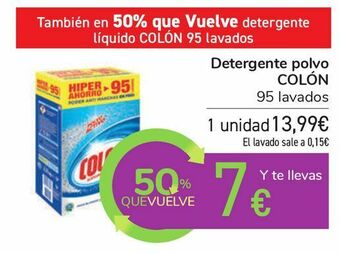 Carrefour Detergente polvo colón oferta