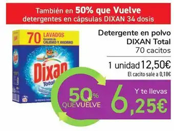 Carrefour Detergente en polvo dixan total oferta