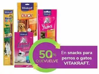 Carrefour En snacks para perros o gatos vitakraft oferta