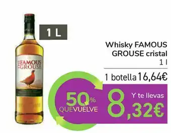Carrefour Whisky famous grouse cristal oferta