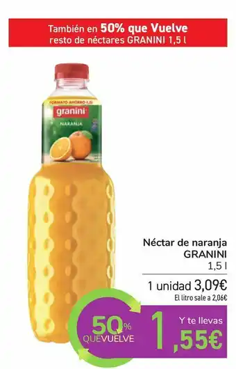 Carrefour Néctar de naranja granini oferta