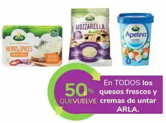 Carrefour En todos los quesos frescos y cremas de untar arla oferta