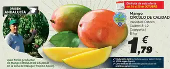 Carrefour Mango círculo de calidad oferta