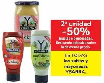 Carrefour En todas las salsas y mayonesas ybarra oferta