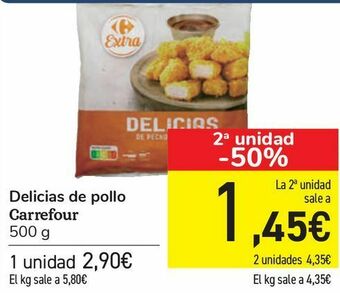 Carrefour Delicias de pollo carrefour oferta