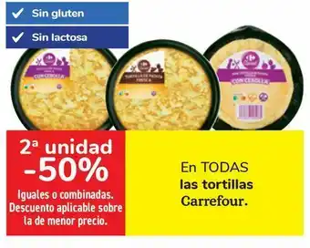 Carrefour En toda las tortillas carrefour oferta