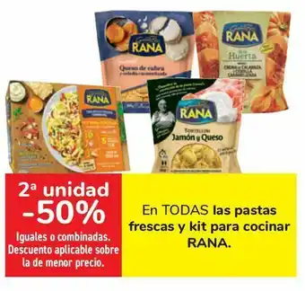 Carrefour En todas las pastas frescas y kit para cocinas rana oferta