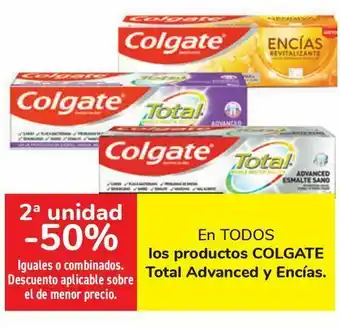 Carrefour En todos los productos colgate total advanced y encías oferta