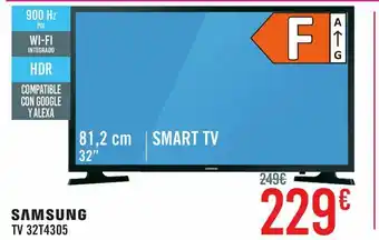 Carrefour Televisores tv 32'' a 39'' samsung smart tv oferta