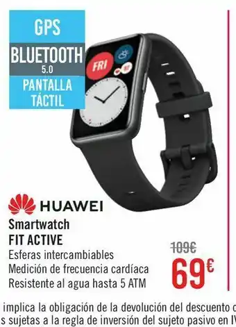 Carrefour Huawei watch fit active oferta