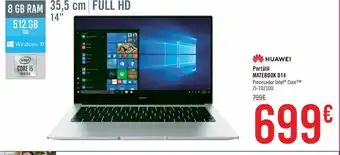 Carrefour Huawei portátil matebook d14 oferta