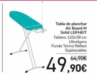 Carrefour Tabla de planchar air board m solid leifheit oferta